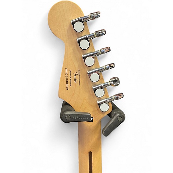 Used Squier Affinity Stratocaster Black Solid Body Electric Guitar