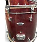 Used Pearl 5 Piece Export red sparkle Drum Kit