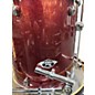 Used Pearl 5 Piece Export red sparkle Drum Kit