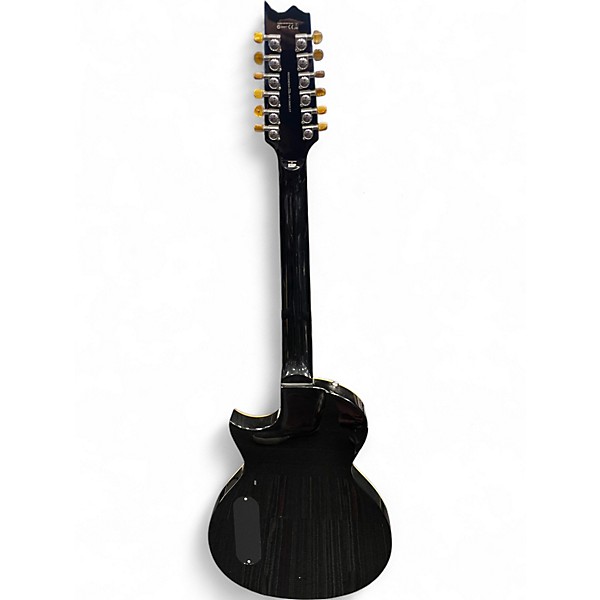Used ESP LTD TL12 Black 12 String Acoustic Electric Guitar