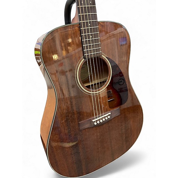 Used Fender CD140S Dreadnought ALL MAHOGANY Acoustic Guitar