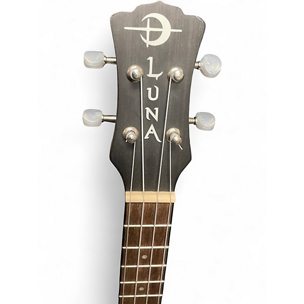 Used Luna uke tribal tenor Natural Ukulele