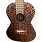 Used Luna uke tribal tenor Natural Ukulele