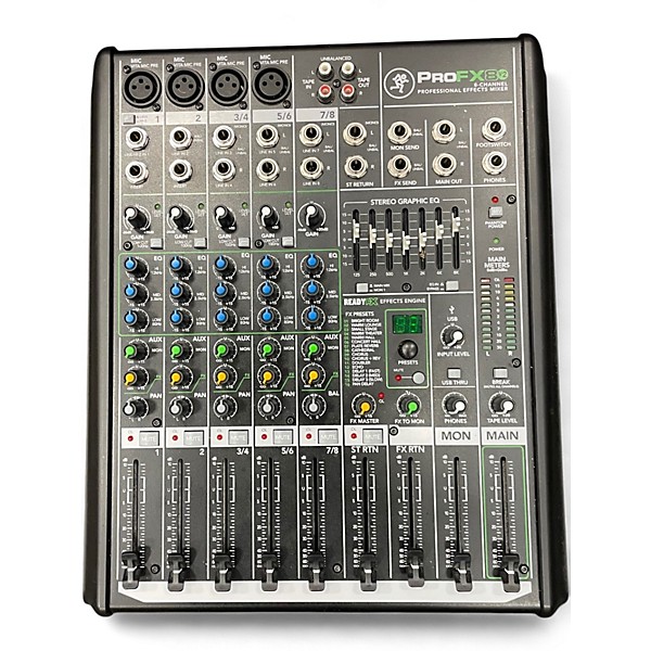 Used Mackie PROFX8 Unpowered Mixer
