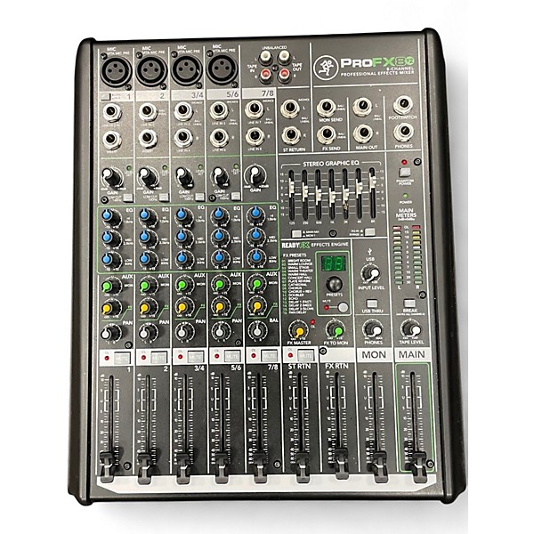 Used Mackie PROFX8 Unpowered Mixer