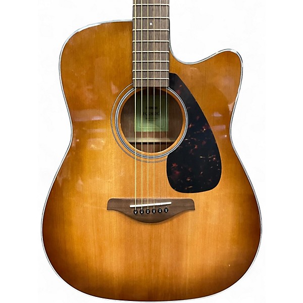 Used Yamaha FGX800C Sandburst Acoustic Electric Guitar