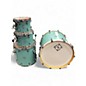 Used Dixon 4 Piece Cornerstone Quetzal Blue Drum Kit thumbnail