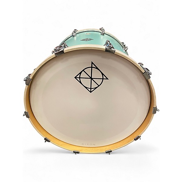 Used Dixon 4 Piece Cornerstone Quetzal Blue Drum Kit