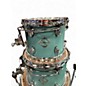 Used Dixon 4 Piece Cornerstone Quetzal Blue Drum Kit