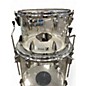 Vintage 1970s Zickos 3 Piece Acrylic Clear Drum Kit