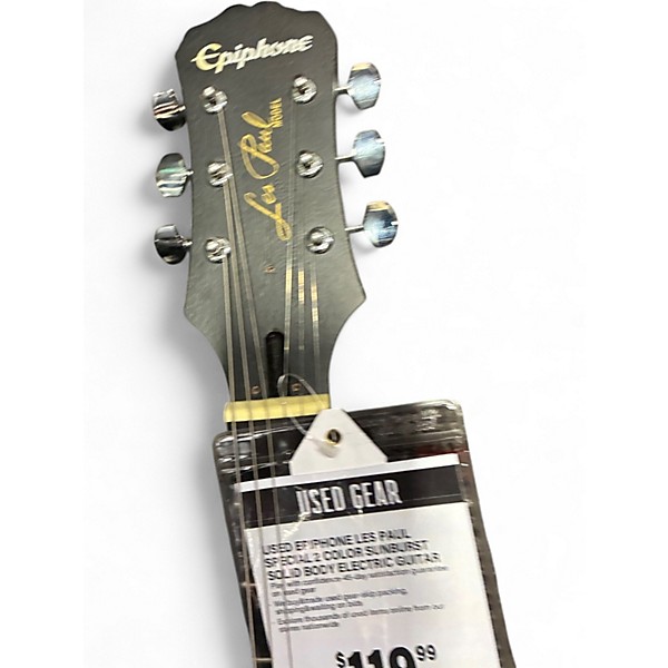 Used Epiphone Les Paul Special 2 Color Sunburst Solid Body Electric Guitar