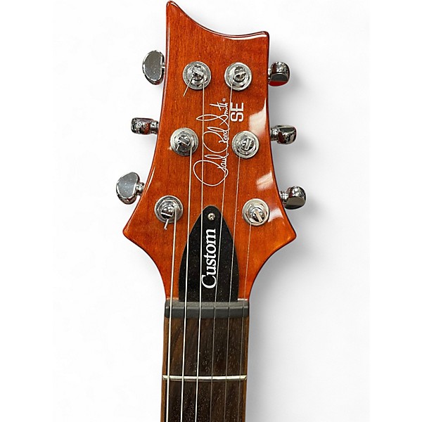 Used PRS SE 2408 Trans Amber Solid Body Electric Guitar