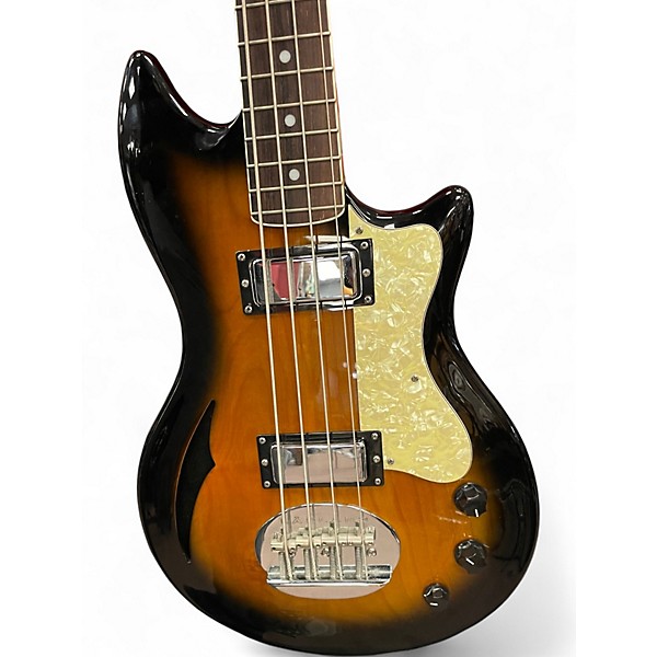 Used Lakland HOLLOW BODY 30 2 Tone Sunburst Electric Bass Guitar