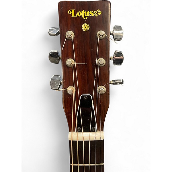 Used Lotus L-100 Natural Acoustic Guitar