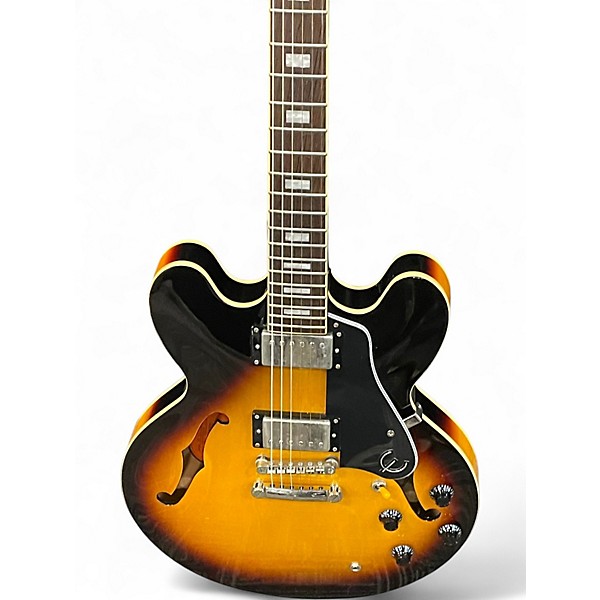 Used Epiphone ES335 Pro 2 Color Sunburst Hollow Body Electric Guitar