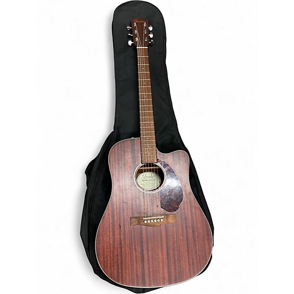 Used Fender CD60CE Mahogany Natural Acoustic Electric Guitar