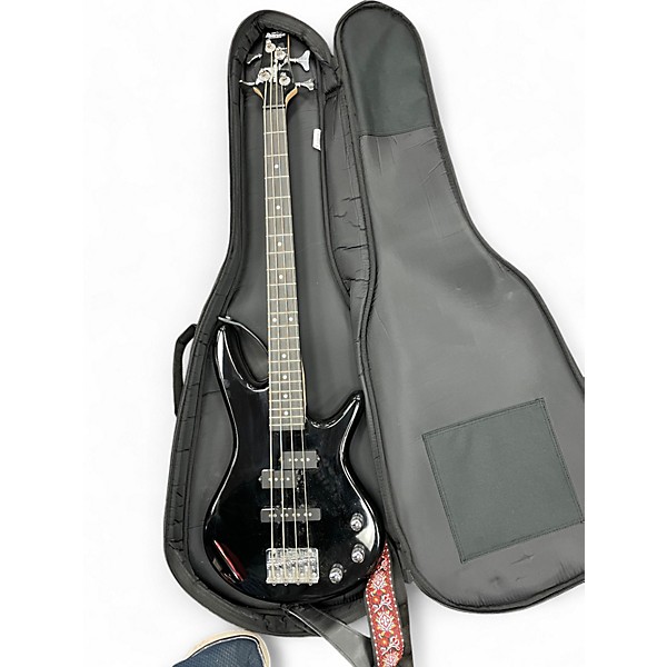 Used Ibanez GSRM20 Mikro Short Scale Black Electric Bass Guitar