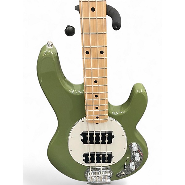 Used Sterling by Music Man RAY4HH Green Electric Bass Guitar