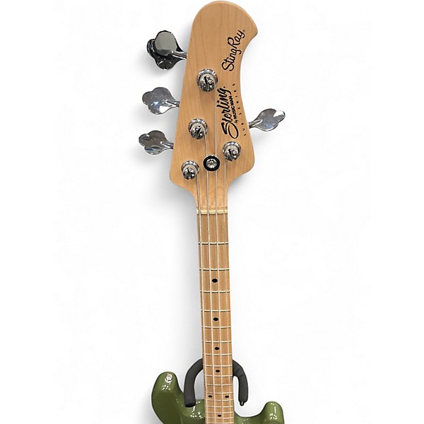 Used Sterling by Music Man RAY4HH Green Electric Bass Guitar