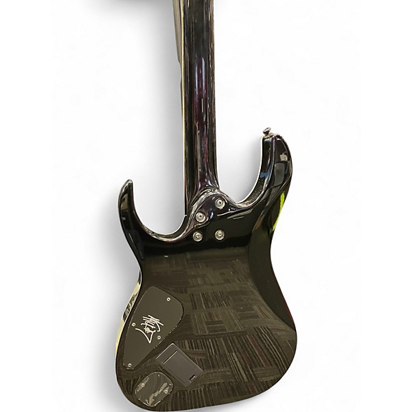 Used Ibanez MTM2 Black and White Solid Body Electric Guitar