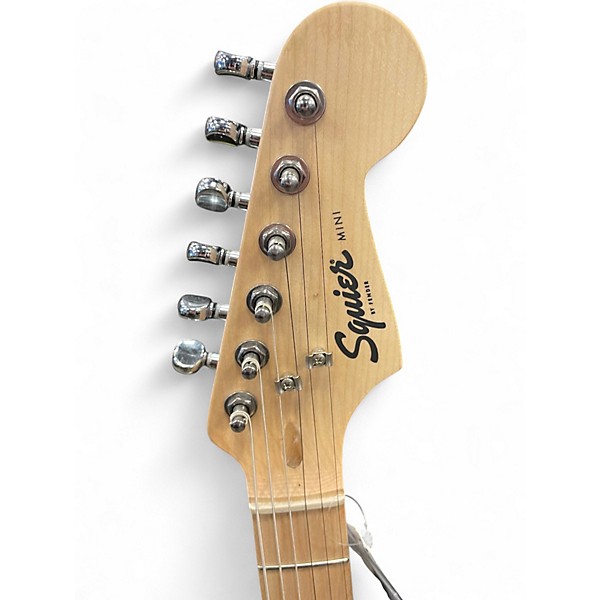 Used Squier Mini Affinity Stratocaster White Electric Guitar