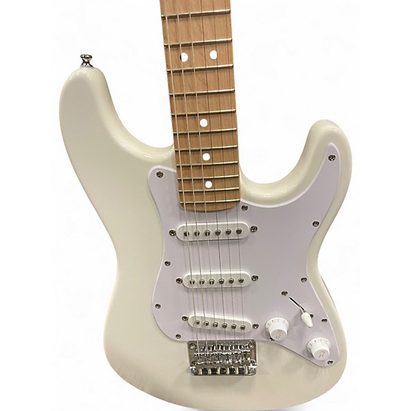 Used Squier Mini Affinity Stratocaster White Electric Guitar