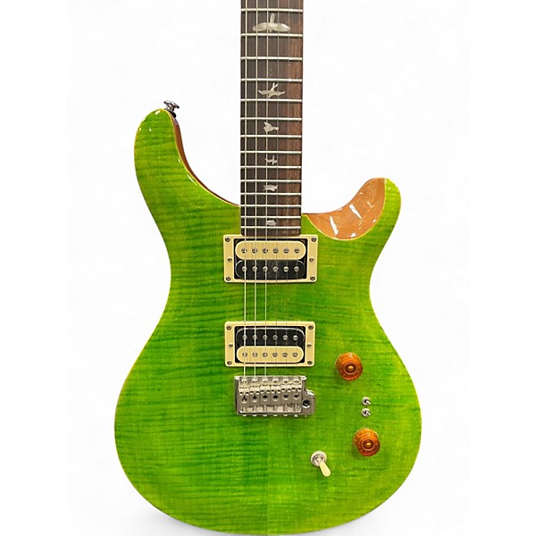Used PRS SE Custom 24 Green Solid Body Electric Guitar
