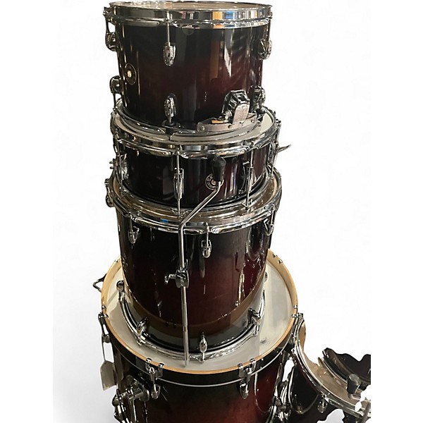 Used Gretsch Drums 7 Piece Catalina Maple Tobacco Burst Drum Kit