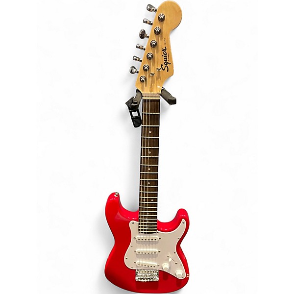 Used Squier Mini Affinity Stratocaster  Dakota Red Electric Guitar