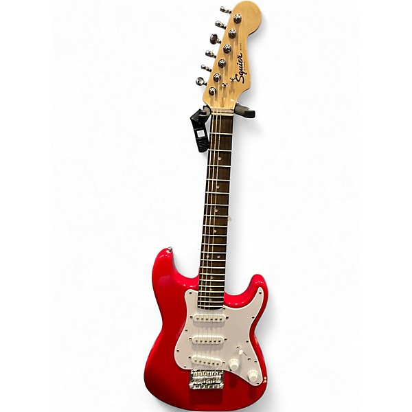 Used Squier Mini Affinity Stratocaster  Dakota Red Electric Guitar