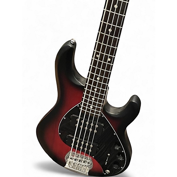 Used Sterling by Music Man Ray5 5 String Wine Red Electric Bass Guitar