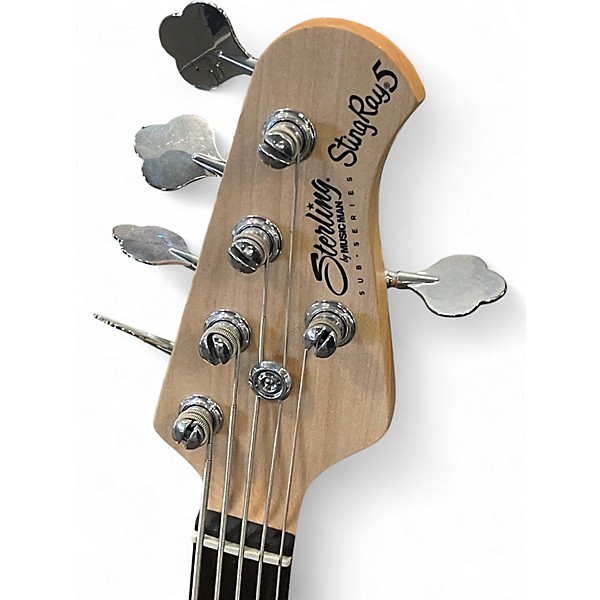 Used Sterling by Music Man Ray5 5 String Wine Red Electric Bass Guitar