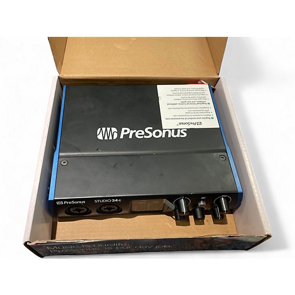 Used PreSonus STUDIO 24C Audio Interface