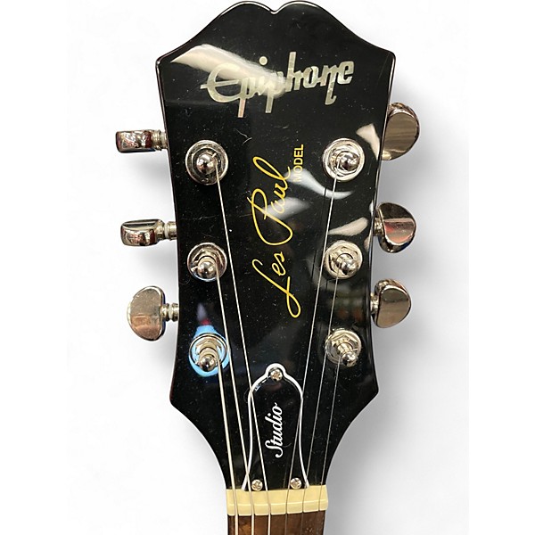 Used Epiphone Les Paul Studio Candy Apple Red Solid Body Electric Guitar