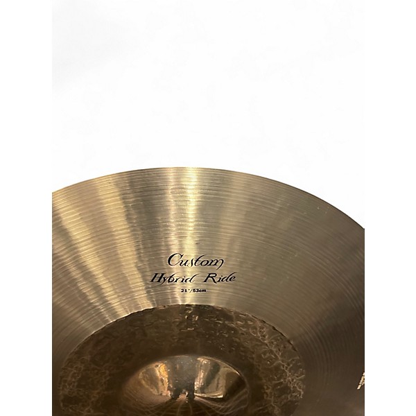 Used Zildjian 21in K Custom Hybrid Ride Cymbal