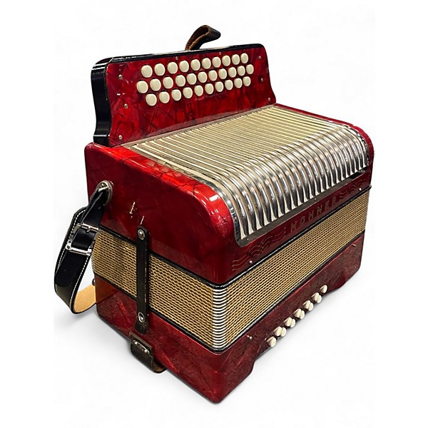 Used Hohner 3500 Corona II GCF Accordion