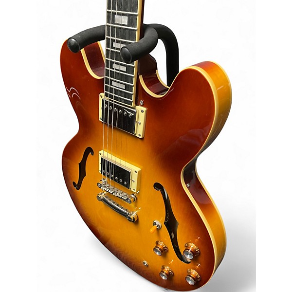 Used Epiphone DOT ES335 Pro 2 Color Sunburst Hollow Body Electric Guitar