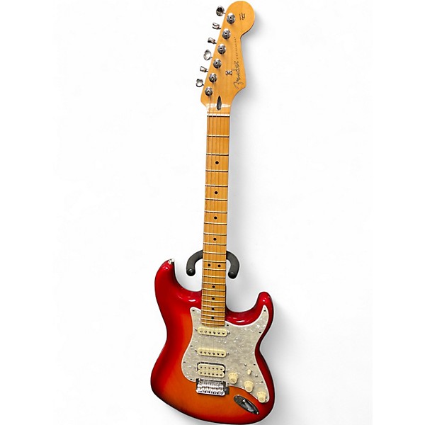 Used Fender Player II Stratocaster HSS Chambered Ash Aged Cherry Burst Solid Body Electric Guitar