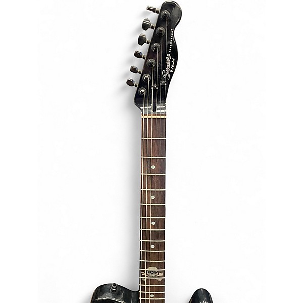 Used Squier Avril Lavigne Signature Telecaster Black Solid Body Electric Guitar