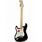 Used Squier SONIC STRAT Black Solid Body Electric Guitar thumbnail
