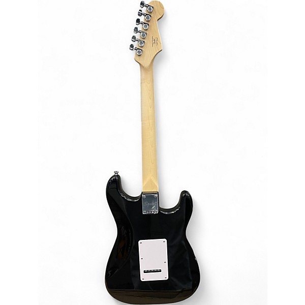 Used Squier SONIC STRAT Black Solid Body Electric Guitar