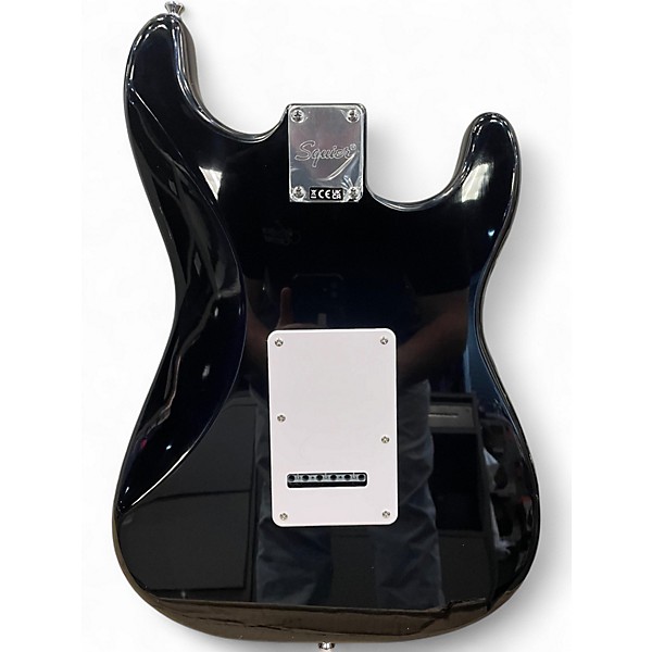 Used Squier SONIC STRAT Black Solid Body Electric Guitar