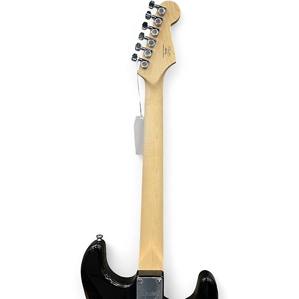 Used Squier SONIC STRAT Black Solid Body Electric Guitar