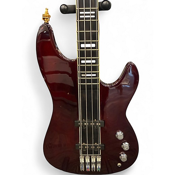 Used Hagstrom Super Swede Maroon Solid Body Electric Guitar