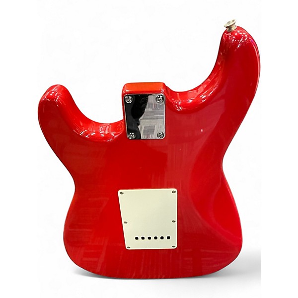 Vintage 1989 Squier Standard Stratocaster RED Solid Body Electric Guitar