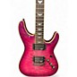 Used Schecter Guitar Research Omen Extreme 6 MAGENTA BURST Solid Body Electric Guitar