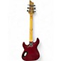 Used Schecter Guitar Research Omen Extreme 6 MAGENTA BURST Solid Body Electric Guitar