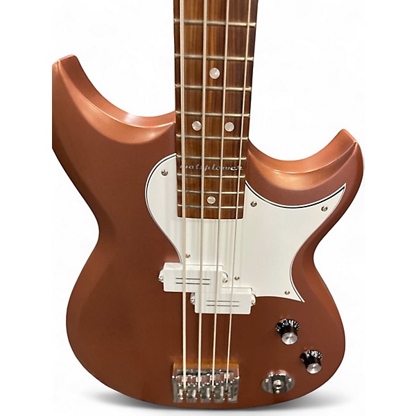 Used Reverend wattplower mark 1  Green Bronze Electric Bass Guitar