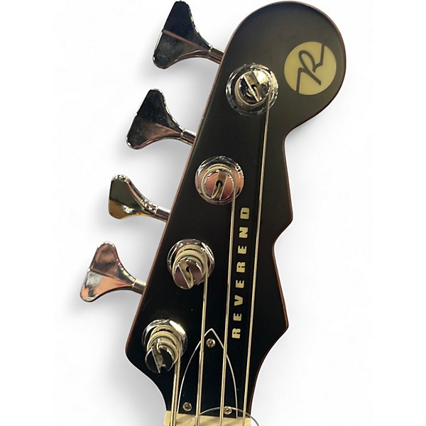 Used Reverend wattplower mark 1  Green Bronze Electric Bass Guitar