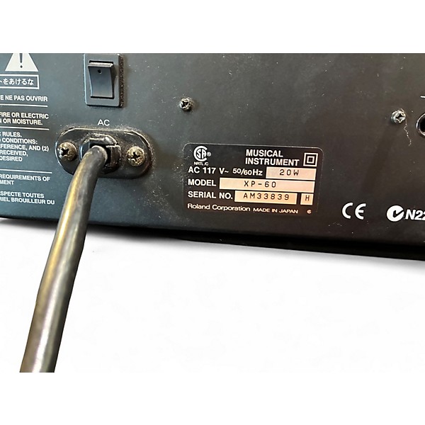 Used Roland XP60 Keyboard Workstation